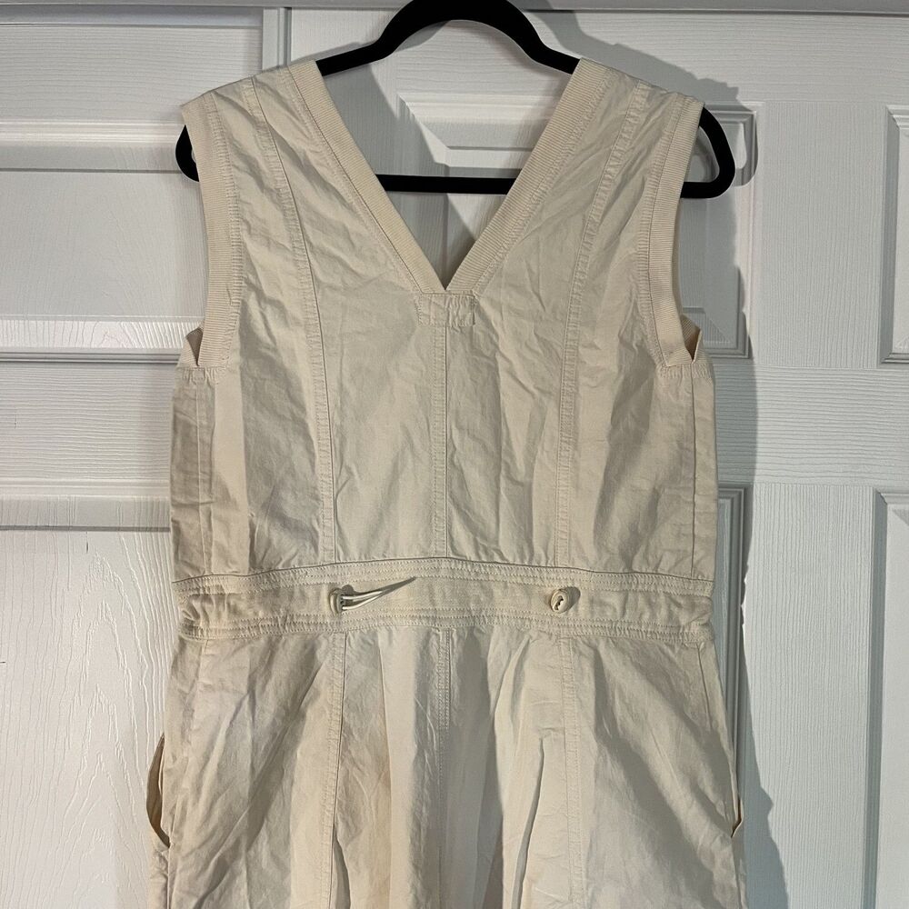 Daily Practice Anthropologie Soller Drawstring Jumpsuit Cream Women’s Small - Picture 5 of 16